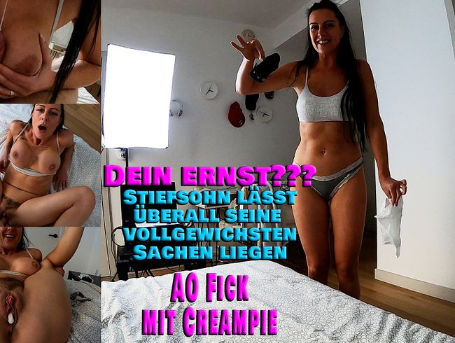 Dein ernst??? Stiefsohn lässt überall seine vollgewichsten Sachen liegen